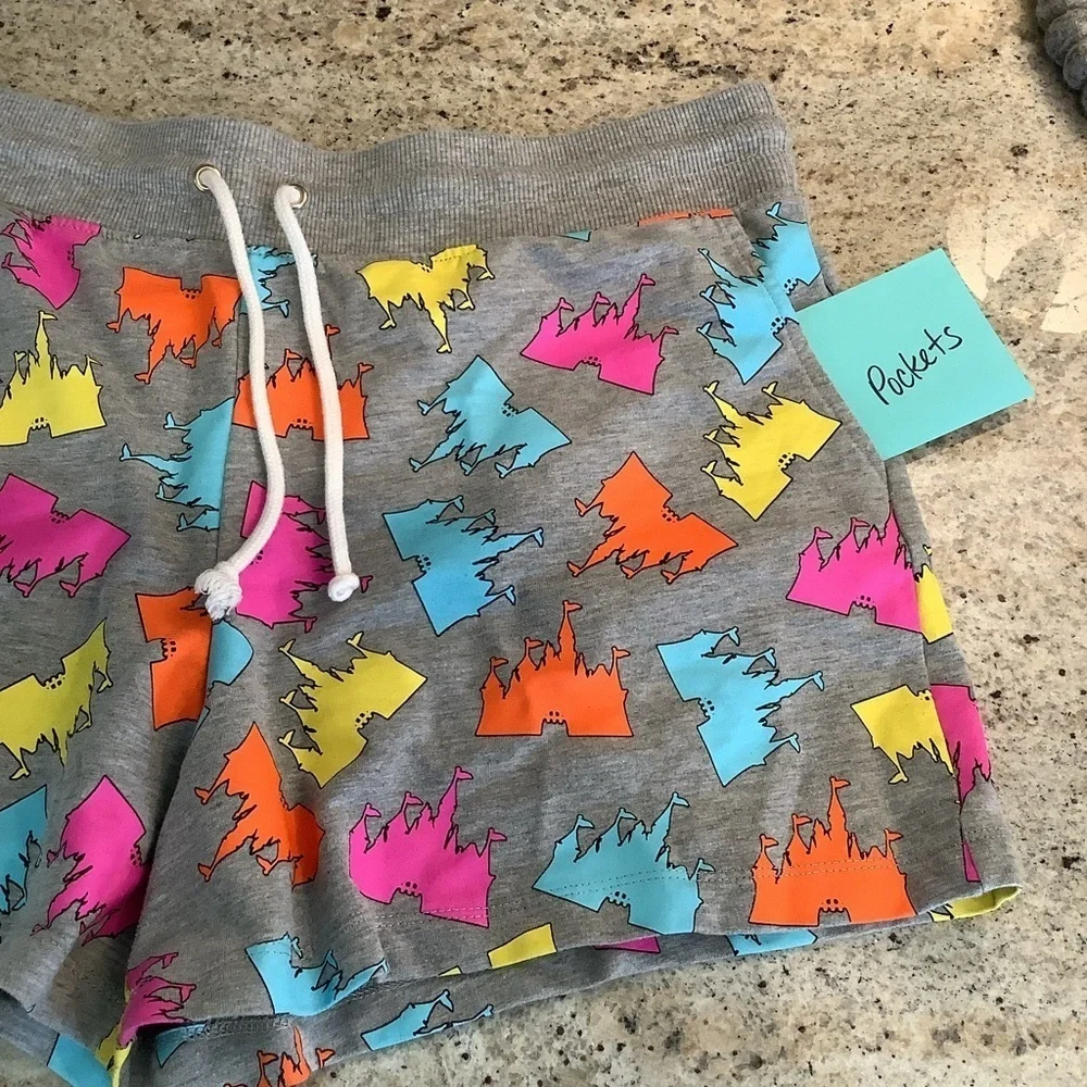 [Two] Pairs of Disney Disneyland Shorts Size Large Like New Condition